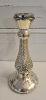 Kerzenhalter glas mit silberfolie 23 cm 20.00